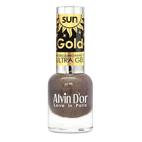 Лак для ногтей ALVIN D'OR ALVIN D’OR Лак для ногтей SUN GOLD, 01 Солнечная роза