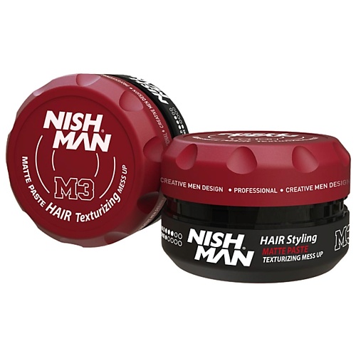 NISHMAN Матовая паста для формирования беспорядочной фиксации укладки волос М3 100
