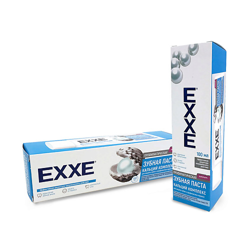 EXXE Зубная паста от кариеса Кальций комплекс 100 спрей для профилактики кариеса дентабаланс 40 мл