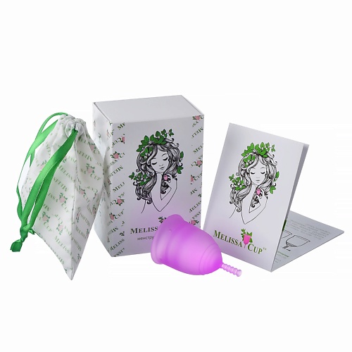 MELISSACUP Менструальная чаша SIMPLY PLUS размер S цвет малина bradex менструальная чаша vital cup l
