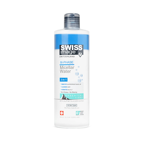 SWISS IMAGE Двухфазная мицеллярная вода для очищения кожи лица 3 в 1 400 gioiello liquido скраб эксфолиант для лица морская вода