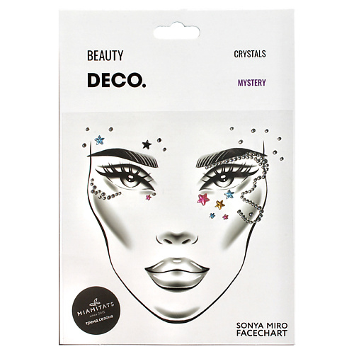 DECO. Кристаллы для лица и тела FACE CRYSTALS by Miami tattoos (Mystery)
