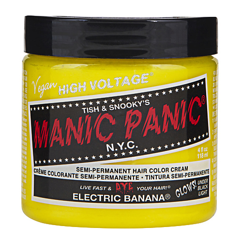 MANIC PANIC Краска для волос Electric Banana jaguar classic electric sky 100