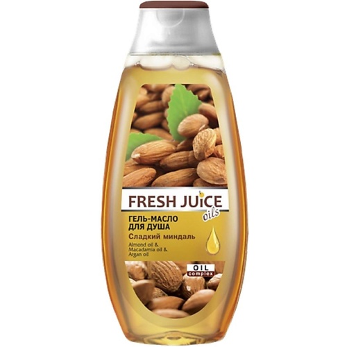 фото Fresh juice гель-масло для душа sweet almond