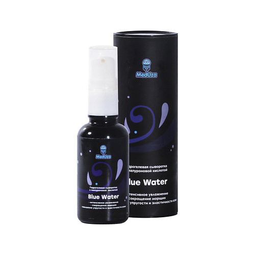 MEDUZA Сыворотка для лица с гиалуроновой кислотой Blue Water 30 neon beard скраб для лица blue neon antistress 60