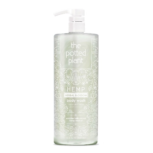 THE POTTED PLANT Гель для душа Herbal Blossom Body Wash 1000 the potted plant лосьон для ухода за кожей herbal blossom body lotion 500