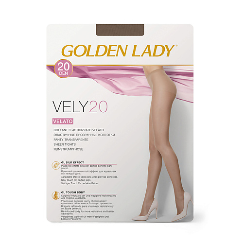 GOLDEN LADY Колготки женские 20 den VELY Daino 5 golden lady носки женские piccolino супер укороченный nero 39 41