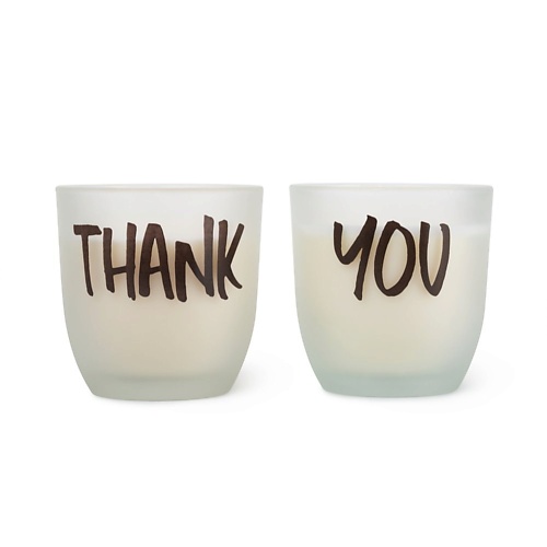 SPAAS Свечи Thank  you  в подарочной упаковке home interiors чайные свечи в наборе 100