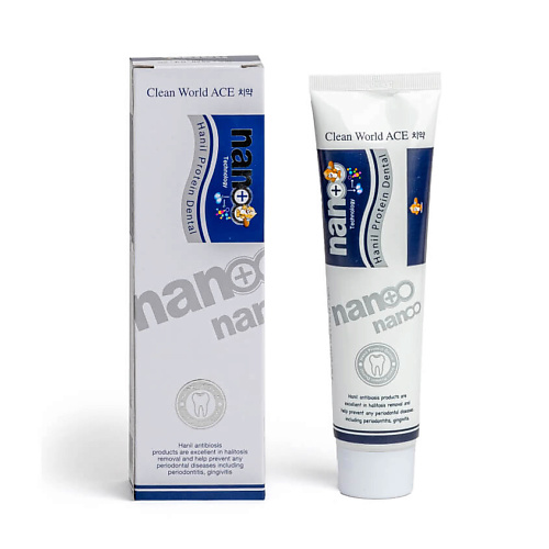 HANIL Зубная паста с ионами серебра - Clean world Ace 180 витэкс зубная паста отбеливание комплексная защита   clean 85