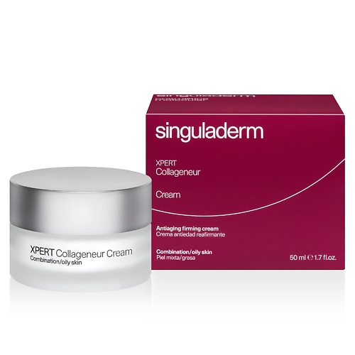 SINGULADERM XPERT Collageneur - Интенсивный укрепляющий крем для жирной и комбинированной кожи 50 clarins интенсивный укрепляющий дневной крем