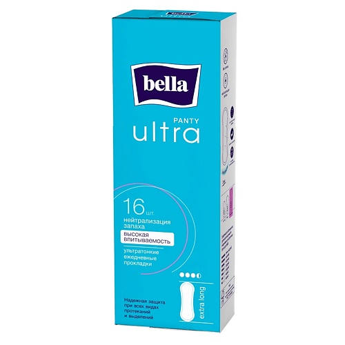 BELLA Прокладки ежедневные супертонкие PANTY ULTRA EL прокладки bella ideale ultra normal staysofti супертонкие 10 шт