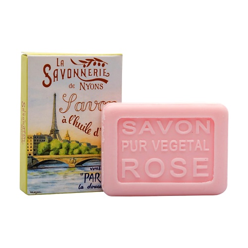 LA SAVONNERIE DE NYONS Гостевое мыло с розой Сена 25 la savonnerie de nyons жидкое мыло миндаль 500