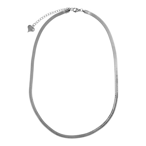 UVI JEWELLERY Серебристая цепь плетения Снейк