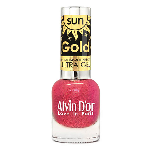 ALVIN D’OR Лак для ногтей SUN GOLD, 01 Солнечная роза моя дорогая роза