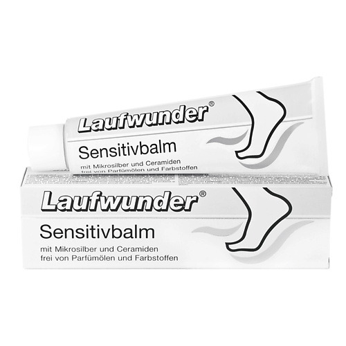 LAUFWUNDER Бальзам для чувствительной кожи с микрочастицами серебра и церамидами 75 laufwunder бальзам для ног с липидами и церамидами 450 0