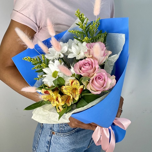 ЛЭТУАЛЬ FLOWERS Небесное сияние лэтуаль flowers букет из персиковых роз 51 шт 40 см