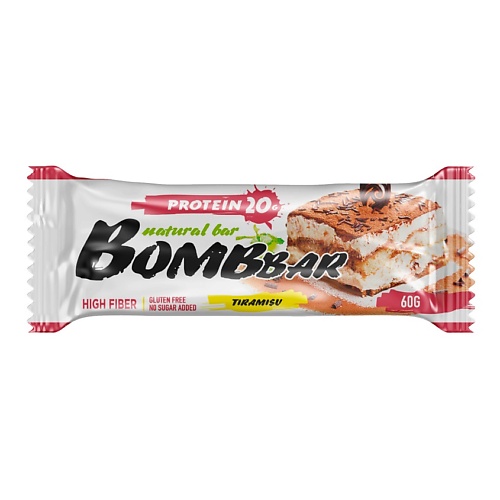 BOMBBAR Батончик Тирамису bombbar коктейль коллаген с хондроитином глюкозамином и мсм со вкусом цитруса