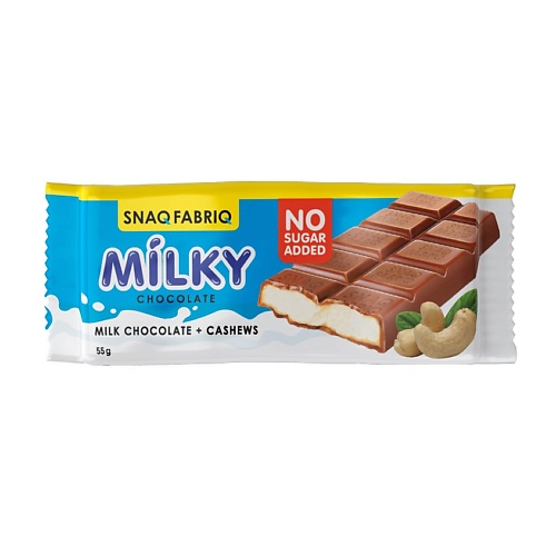 SNAQ FABRIQ Молочный шоколад с молочно-ореховой пастой шоколад молочный ulker с изюмом и фундуком 65 г