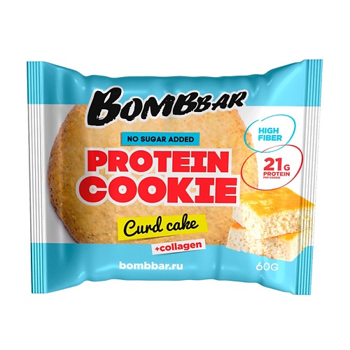 BOMBBAR Печенье неглазированное Творожный кекс bombbar печенье неглазированное смородина черника