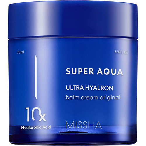 MISSHA Крем-бальзам для лица Super Aqua Ultra Hyalron увлажняющий 7days бальзам для волос против ломкости super восстановление frutiful 400