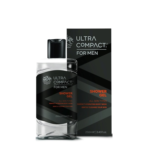 ULTRA COMPACT Гель для душа для мужчин подарочный набор лошадиная сила шампунь для волос и гель с маслом сандала для мужчин 2х500