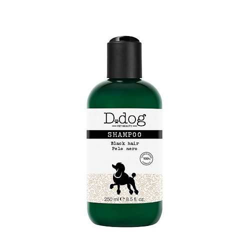 D.DOG Шампунь для темношерстных собак шампунь для собак pchelodar антибактериальный с хлоргексидином 5% 250 мл