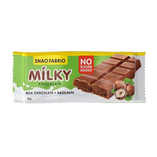 SNAQ FABRIQ Молочный шоколад с шоколадно-ореховой пастой шоколад молочный ulker с изюмом и фундуком 65 г