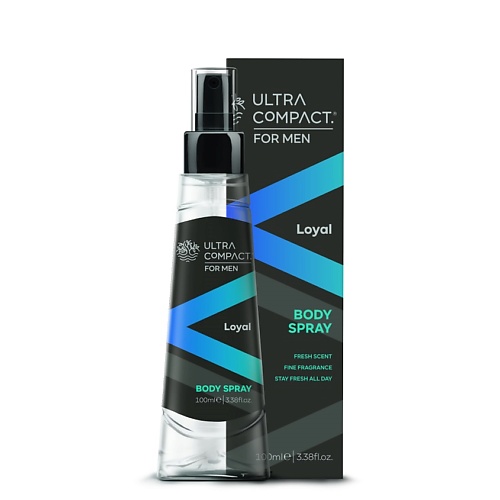 ULTRA COMPACT Парфюмированный спрей для тела для мужчин Лоял ultra compact парфюмированный спрей для тела для мужчин креэтив