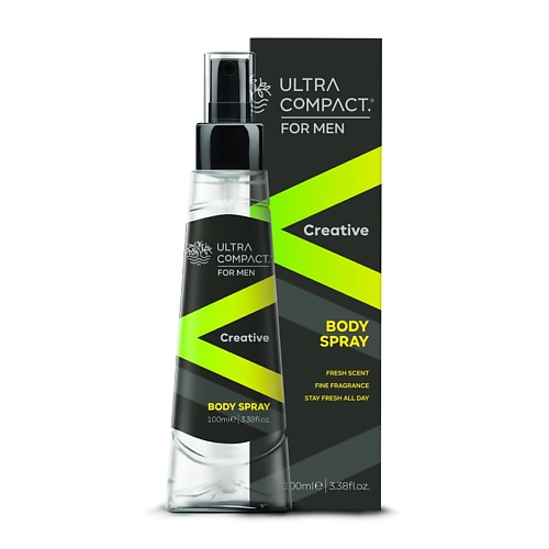ULTRA COMPACT Парфюмированный спрей для тела для мужчин Креэтив intesa парфюмированный дезодорант спрей для тела fresh 150