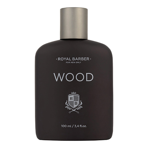 ROYAL BARBER Wood 100 royal barber silver razor eau de cologne 100