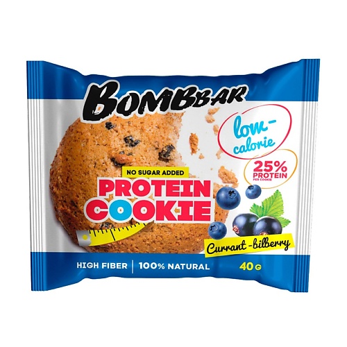 BOMBBAR Печенье неглазированное Смородина-черника bombbar печенье неглазированное смородина черника