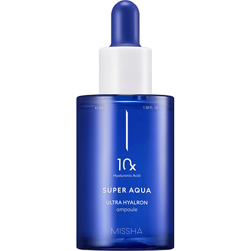 MISSHA Сыворотка Super Aqua Ultra Hyalron для увлажнения и гладкости лица missha салфетки для умывания и снятия макияжа ultra hyalron 30 шт