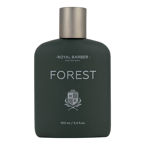 ROYAL BARBER Forest 100 royal barber silver razor eau de cologne 100