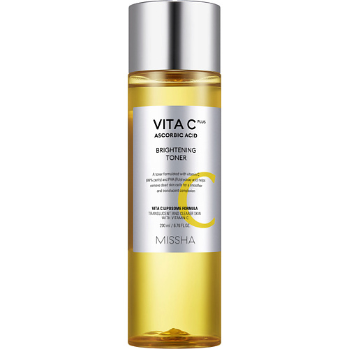 MISSHA Тонер для сияния кожи Vita C Plus с витамином С тонер мист tiam для сияния кожи с ниацинамидом vita b3 mist toner