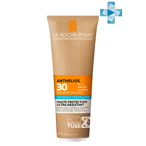 LA ROCHE-POSAY Anthelios Солнцезащитное увлажняющее молочко для лица и тела SPF 30+/PPD 14 sun focus молочко для тела солнцезащитное spf 30