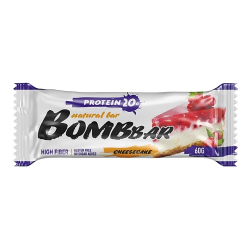 BOMBBAR Батончик Малиновый чизкейк bombbar батончик глазированный кокосовый торт