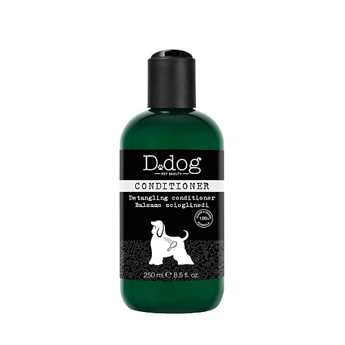 D.DOG Кондиционер для собак распутывающий шерсть шампунь для кошек и собак cliny k310 шампунь кондиционер магия белого для животных белого окраса 300 мл