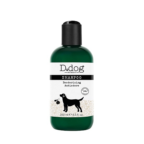 D.DOG Шампунь для собак с дезодорирующим эффектом шампунь для собак и щенков wonder lab тропические фрукты гипоаллергенный 550 мл