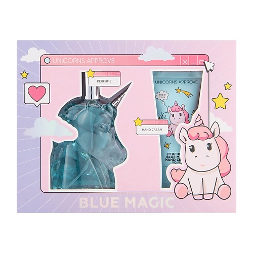 UNICORNS APPROVE Набор BLUE MAGIC unicorns approve подарочный набор зеркальце щипчики для бровей