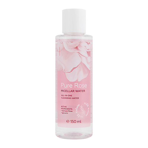 WILD NATURE Мицеллярная вода PURE ROSE Micellar water nature of agiva мицеллярная вода aсhe help 400