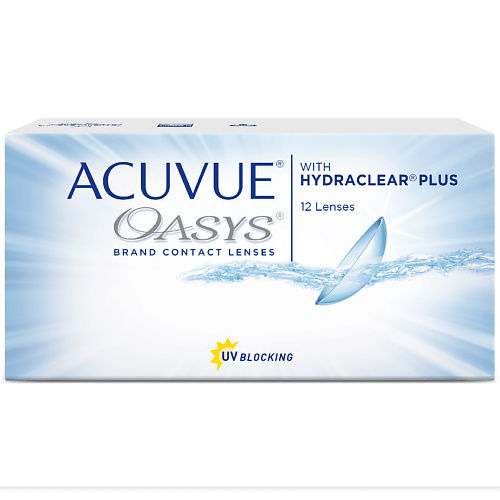 ACUVUE Двухнедельные контактные линзы ACUVUE OASYS with HYDRACLEAR PLUS 12 шт. ACV000108 - фото 1