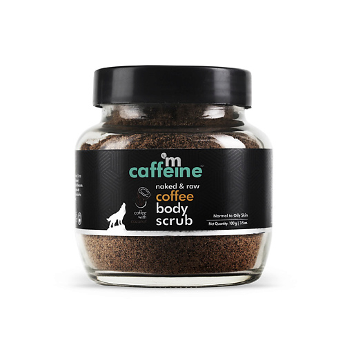 mCAFFEINE Антицеллюлитный скраб для тела Кофе с кокосовым маслом 100 seacare скраб для тела антицеллюлитный 250