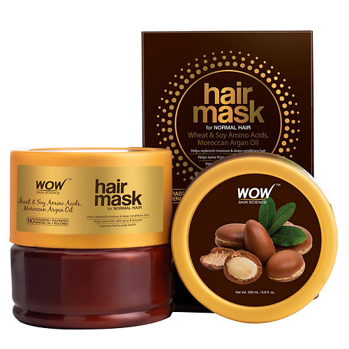 WOW SKIN SCIENCE Маска для волос лэтуаль маска для интенсивного восстановления волос блеск и увлажнение skin needs plus