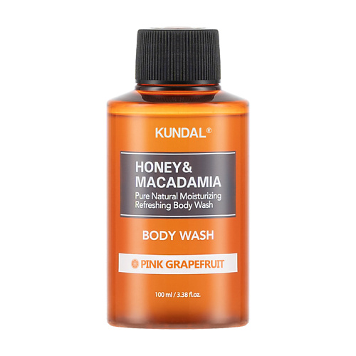 KUNDAL Гель для душа Розовый грейпфрут Honey & Macadamia Body Wash topicrem um body ультра увлажняющий гель для душа для всей семьи 1000 мл