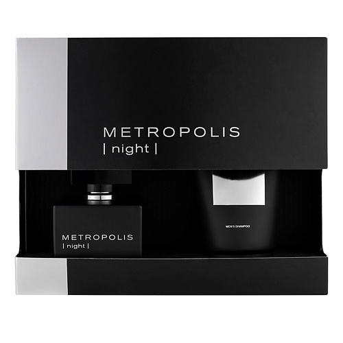 METROPOLIS Парфюмерно-косметический набор для мужчин METROPOLIS NIGHT vitek набор для стрижки metropolis 1369