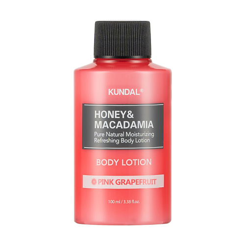 KUNDAL Лосьон для тела Розовый грейпфрут Honey & Macadamia Body Lotion сделанопчелой набор бальзамов для губ какао мята грейпфрут мохито