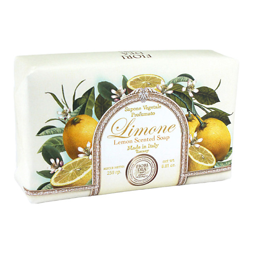 FIORI DEA Мыло кусковое Лимон Fiori Dea Lemon Scented Soap fiori dea мыло кусковое магнолия fiori dea magnolia scented soap