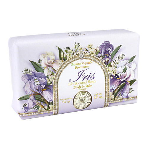 FIORI DEA Мыло кусковое Ирис Fiori Dea Iris Scented Soap fiori dea мыло кусковое магнолия fiori dea magnolia scented soap