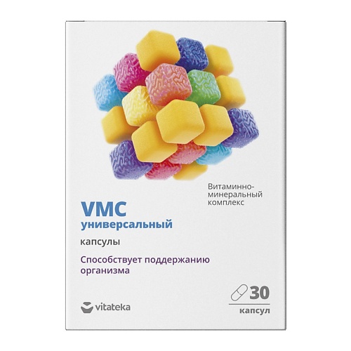 VITATEKA Витаминно-минеральный комплекс VMC универсальный vitateka омега 3 60% 700 мг
