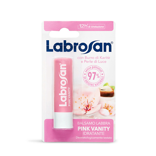 LABROSAN Бальзам для губ увлажняющий Pink Vanity Balsamo Labbra soda lip smoother sweettalk увлажняющий бальзам для губ
